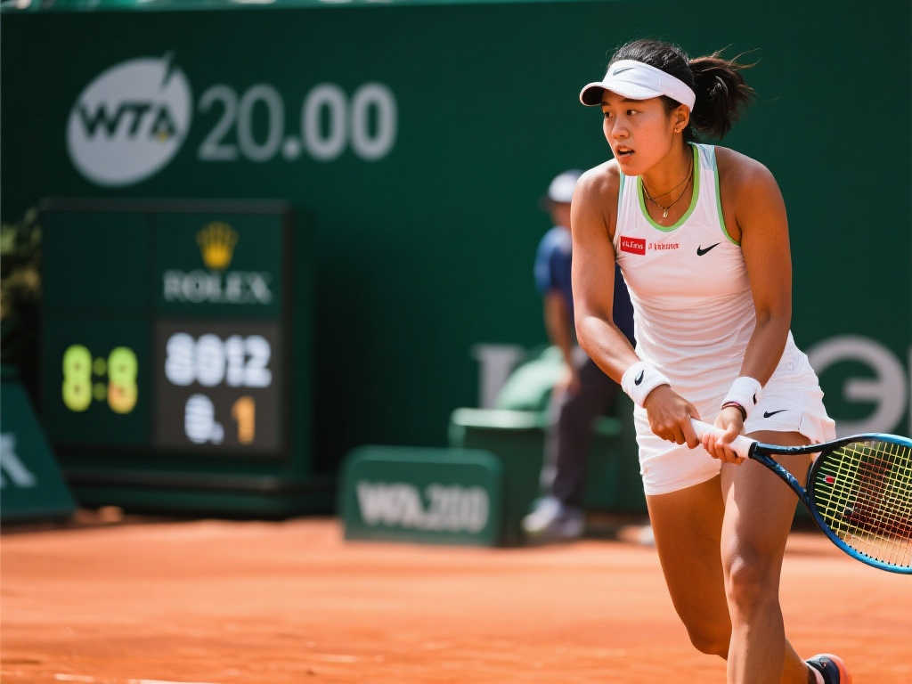 WTA1000罗马站，赛会8号种子郑钦文首个对手确定！